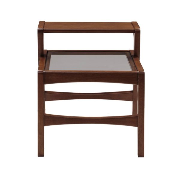 Rocket End Table with Glass - Image 4