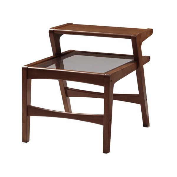 Rocket End Table with Glass - Image 2
