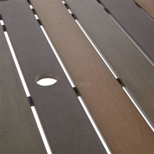 INK+IVY Fargo Outdoor Rectangular Dining Table - Image 4