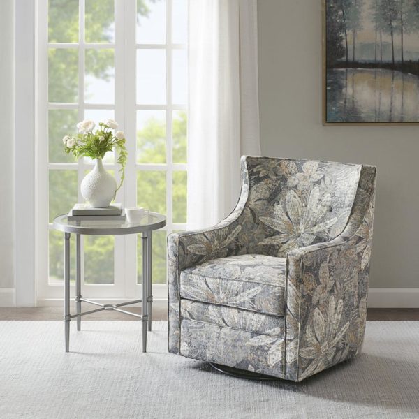 Alana Curve Back Swivel Glider Chair