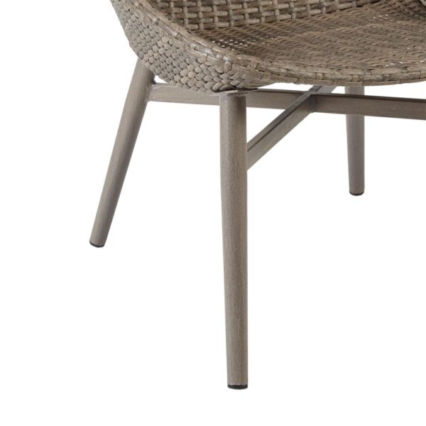Gwen Outdoor Resin Wicker Dining Chair (Set Of 2) - Image 4