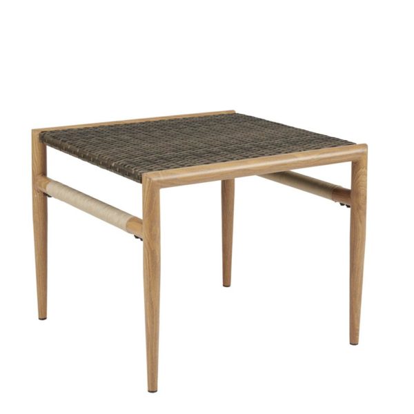 Owen Outdoor Resin Wicker Accent Table - Image 3