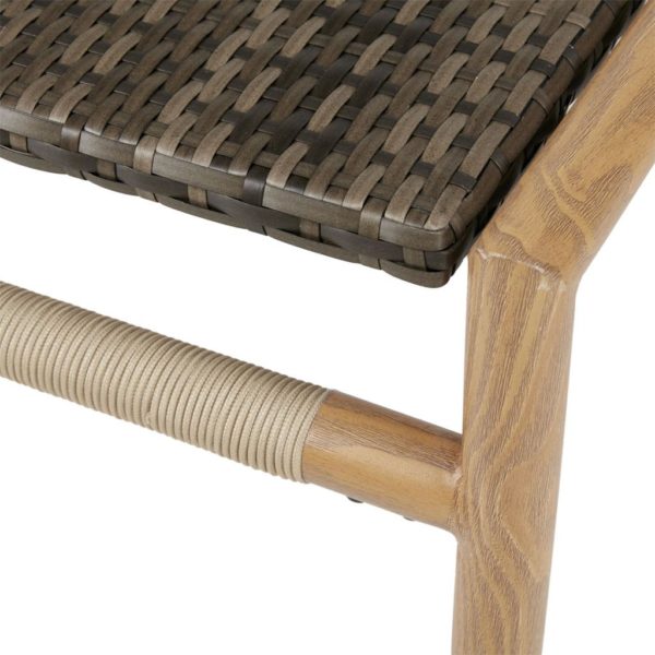 Owen Outdoor Resin Wicker Accent Table - Image 5