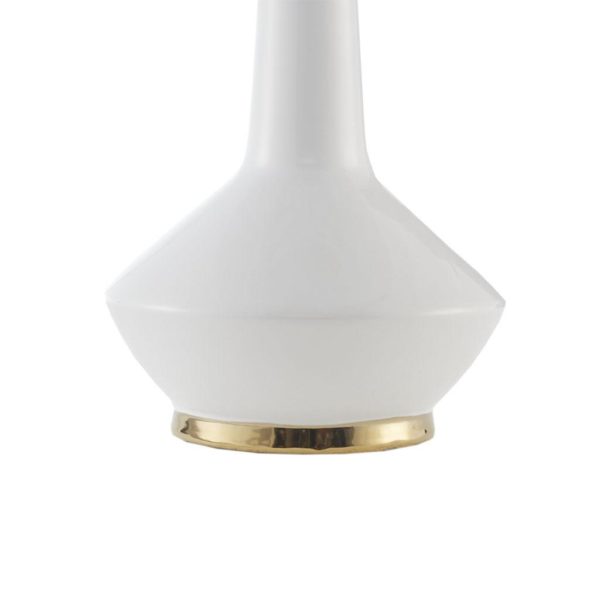 Asheville White Ceramic Table Lamp - Image 3