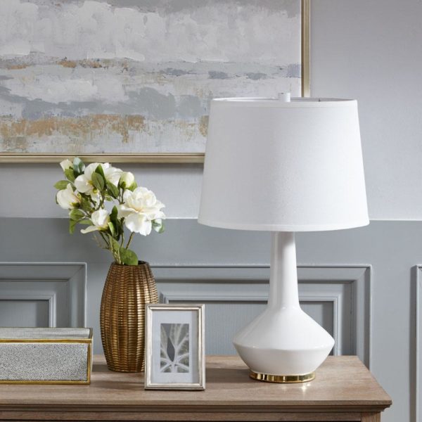 Asheville White Ceramic Table Lamp
