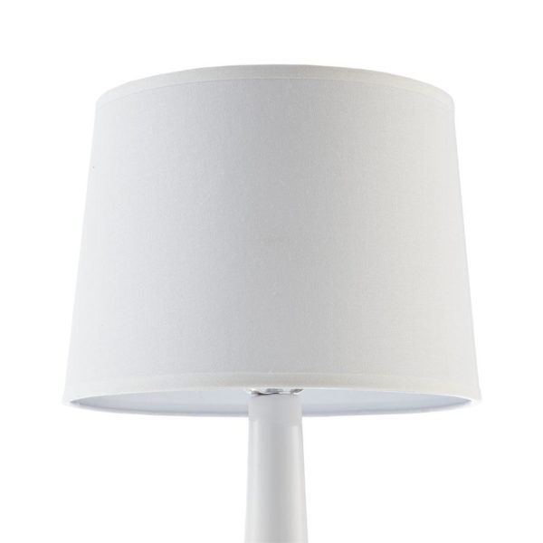 Asheville White Ceramic Table Lamp - Image 4