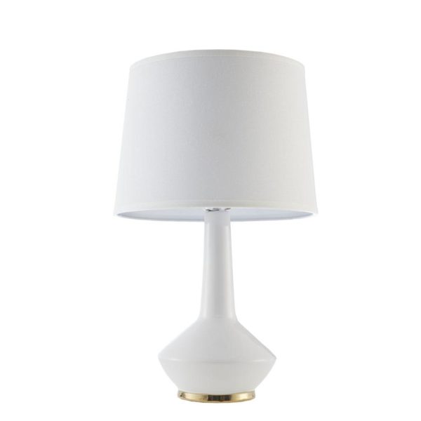 Asheville White Ceramic Table Lamp - Image 5