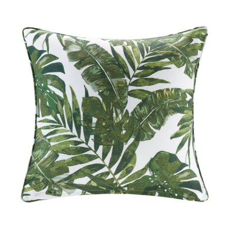 Everett Printed Palm 3M Scotchgard Outdoor Square Pillow
