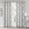 Lily Floral Printed Foamback Panel Pair - Image 2