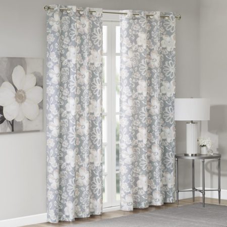 Lily Floral Printed Foamback Panel Pair