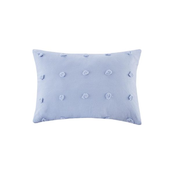Brooklyn Cotton Jacquard Pom Pom Oblong Pillow - Image 4