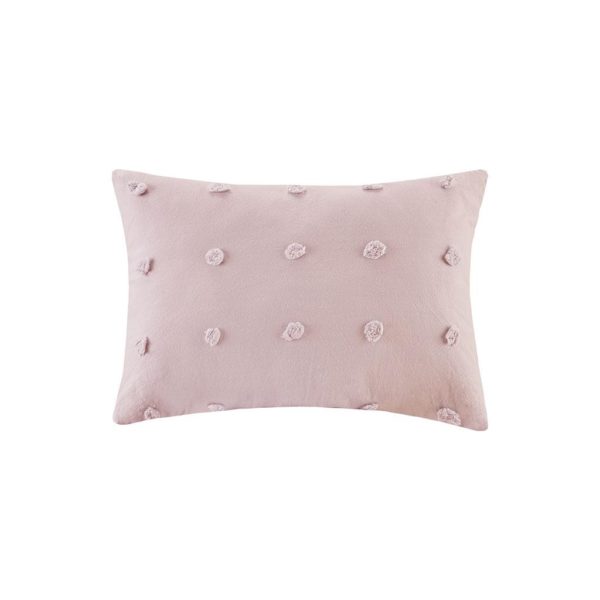 Brooklyn Cotton Jacquard Pom Pom Oblong Pillow - Image 2