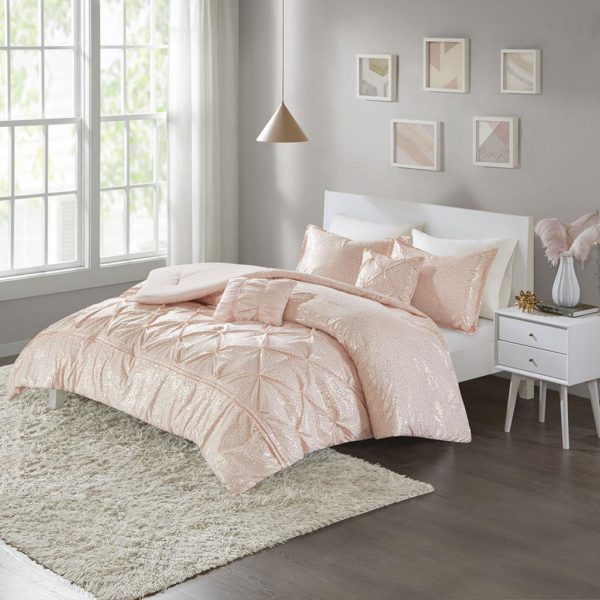 Adele Metallic Comforter Set