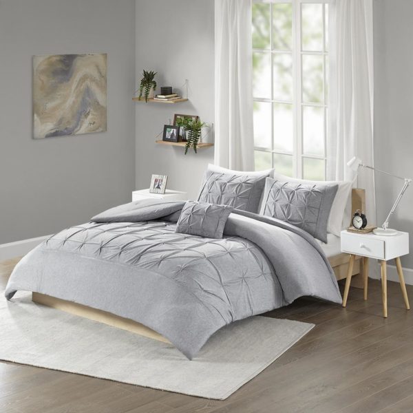 Casey Jersey Tufted Comforter Set