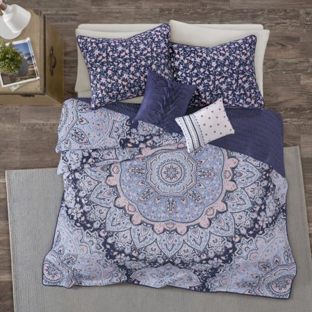 Odette Boho Reversible Coverlet Set