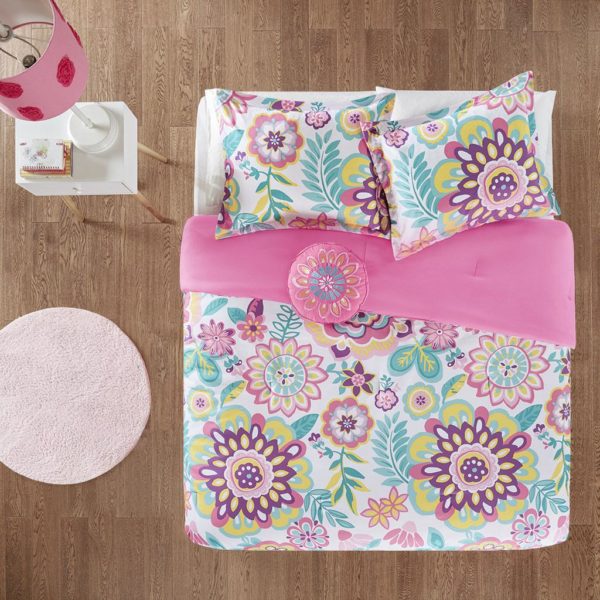 Camille Floral Comforter Set - Image 3