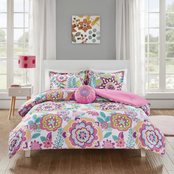 Camille Floral Comforter Set - Image 2