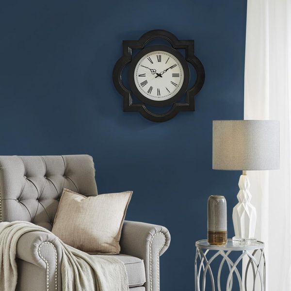 Lucca Metal Wall Clock with Glass