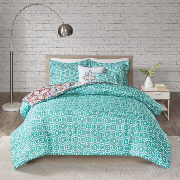 Amari 5 Piece Reversible Print Comforter Set - Image 7