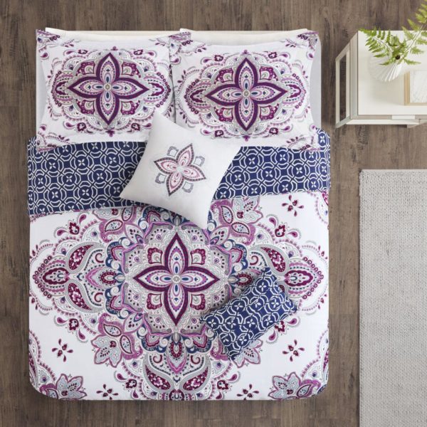 Amari 5 Piece Reversible Print Comforter Set - Image 10