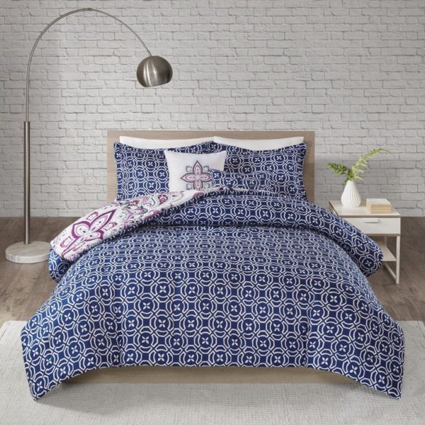 Amari 5 Piece Reversible Print Comforter Set - Image 8