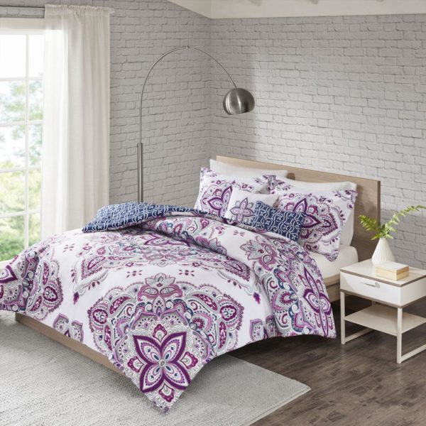 Amari 5 Piece Reversible Print Comforter Set - Image 2