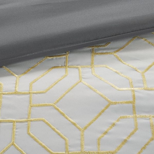 Donnell Embroidered 5 Piece Comforter Set - Image 4