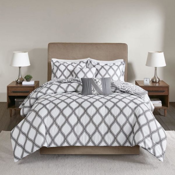 Jaclin 5 Piece Reversible Print Comforter Set - Image 4