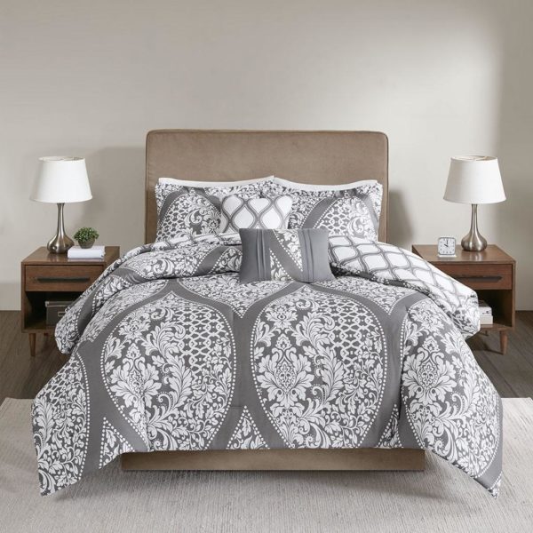 Jaclin 5 Piece Reversible Print Comforter Set - Image 3