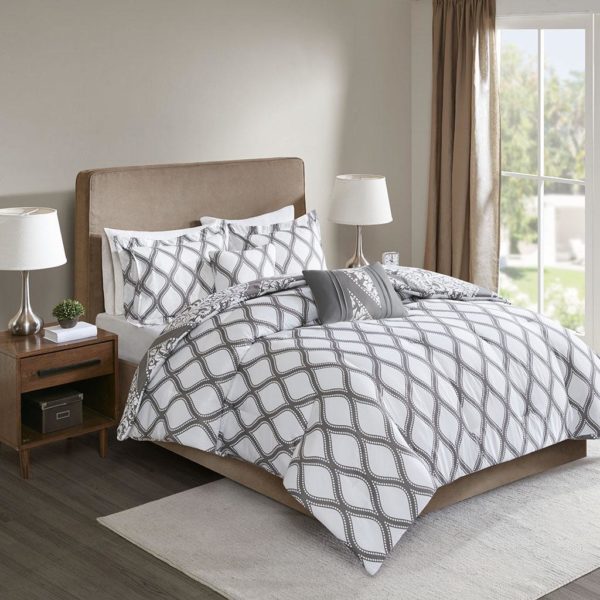 Jaclin 5 Piece Reversible Print Comforter Set - Image 2