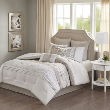 Ramsey Embroidered 8 Piece Comforter Set