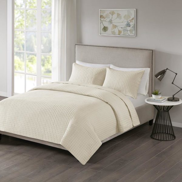 Otto 3 Piece Reversible Coverlet Set - Image 2