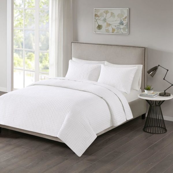 Otto 3 Piece Reversible Coverlet Set - Image 3