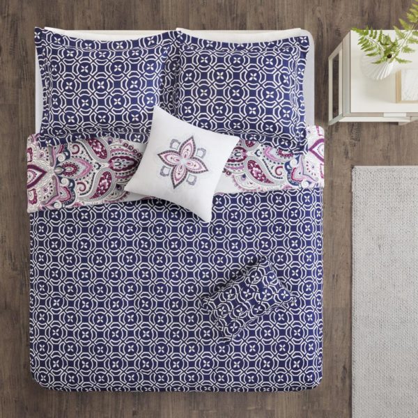 Amari 5 Piece Reversible Print Duvet  Set - Image 2
