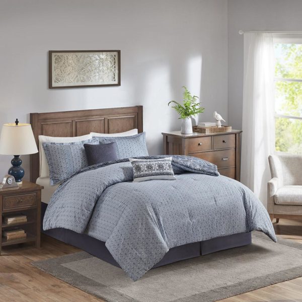 Nulki 6 Piece Cotton Comforter Set - Image 3