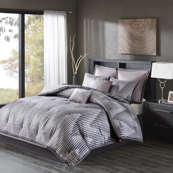 Ashton 8 Piece Jacquard Comforter Set