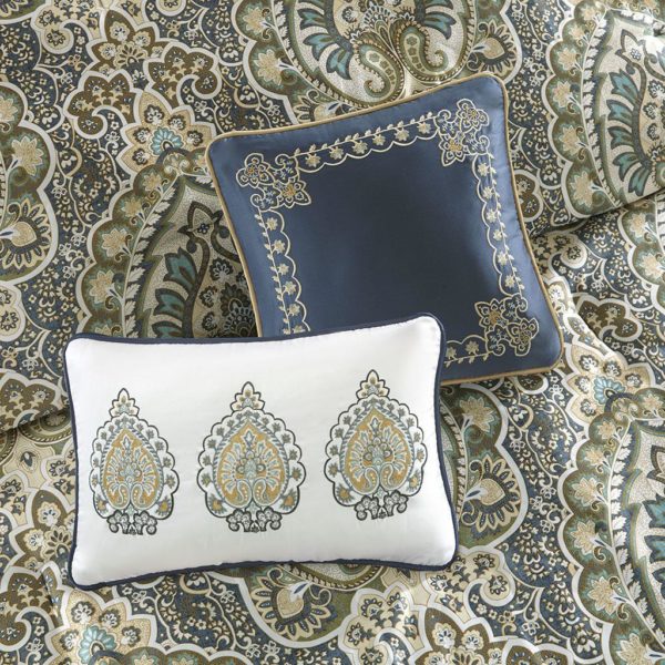 Cameron 7 Piece Charmeuse  Comforter Set - Image 5