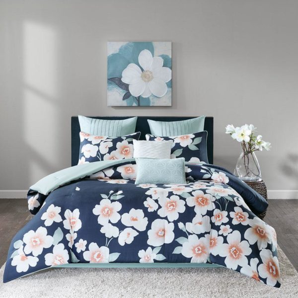 Sakura 8 Piece Cotton Comforter Set - Image 2