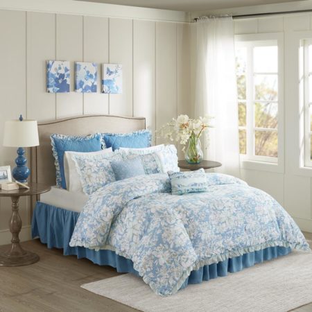 Sophie 9 Piece Seersucker Comforter Set