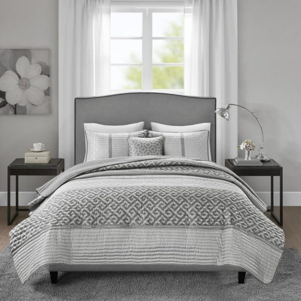 Bennett 4 Piece Reversible Jacquard Coverlet Set - Image 2
