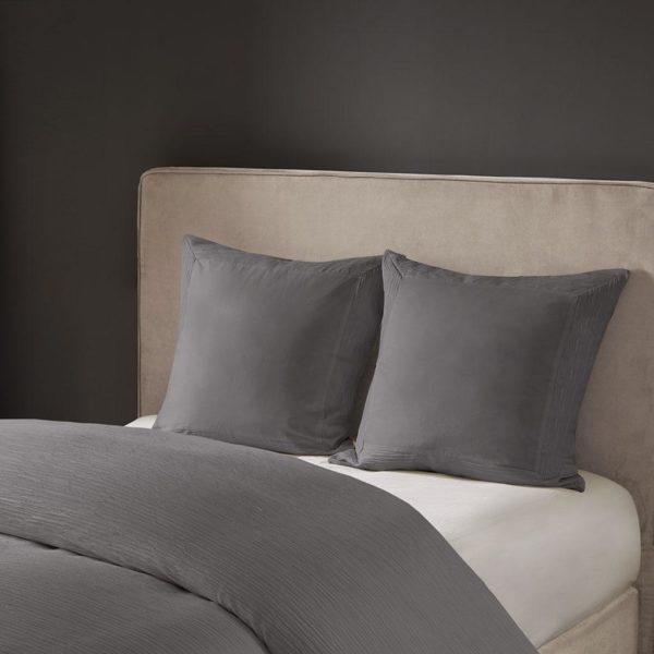 Hanae Cotton Blend Yarn Dyed Euro Sham - Image 2