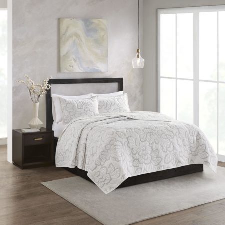 Kira 3 Piece Cotton Coverlet Set