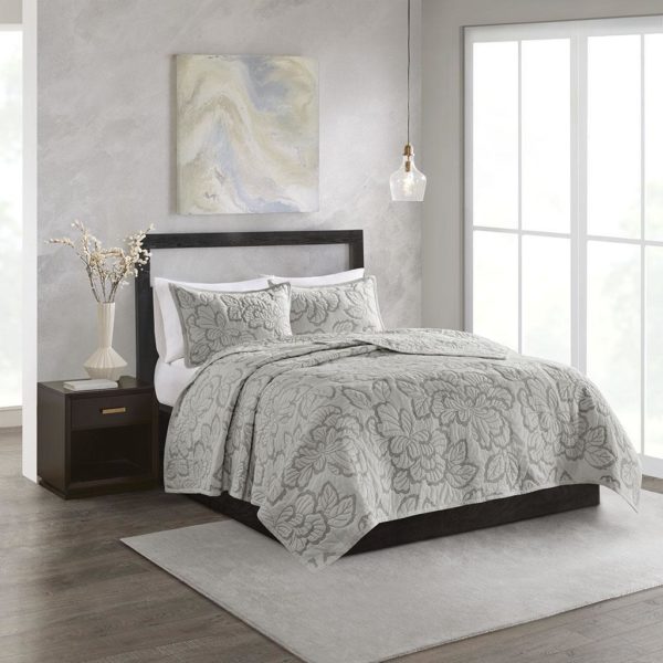Kira 3 Piece Cotton Coverlet Set - Image 2