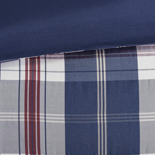 Ryland Oversized Plaid Print Comforter Set - Image 5