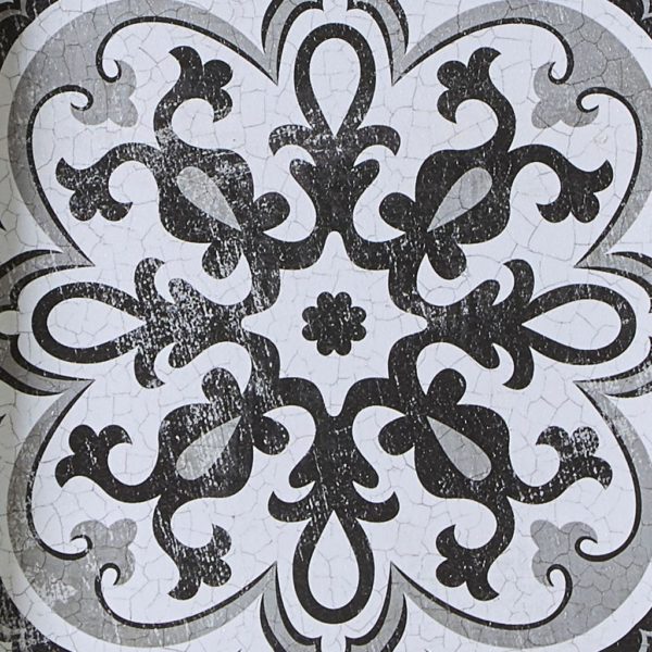 Black and White Tiles 3 Piece Deco Box Wall Art Gel Coating - Image 4