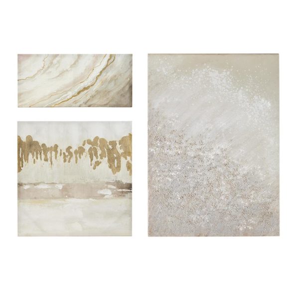 Glistening Dream Hand Embellished Gallery Art Set of 3 - Image 2