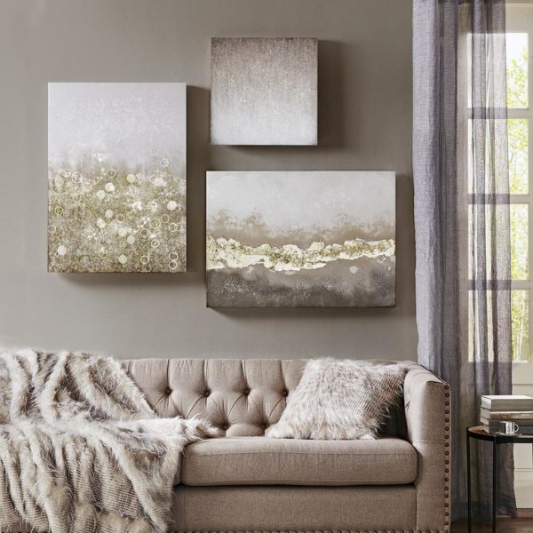Radiant Impression Hand Embellished Gallery Art Set of 3