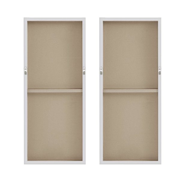 Winter Glaze Heavy Textured Canvas with Glitter Embellishment 2 Piece Set - Image 5