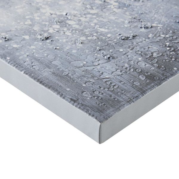 Winter Glaze Heavy Textured Canvas with Glitter Embellishment 2 Piece Set - Image 4