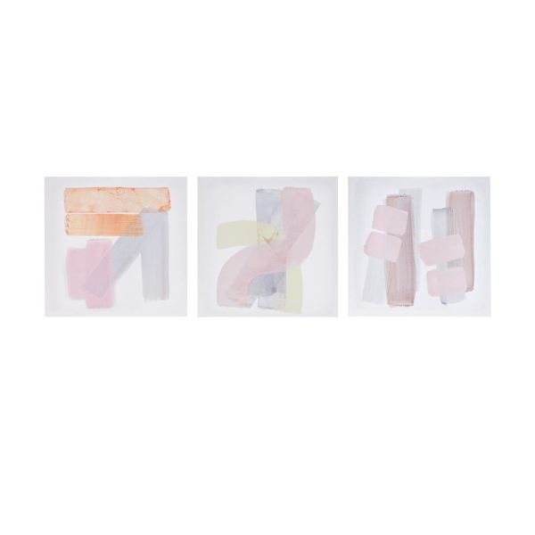 Grey and Theory 3 Piece Canvas Art Set Gel Coating - Image 2